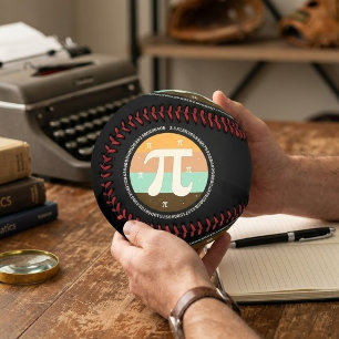 3.14 National Pi Day Design - Pi Day Gift Idea Softball
