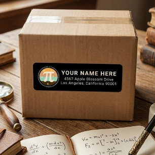 3.14 National Pi Day Design - Pi Day Gift Return Address Label