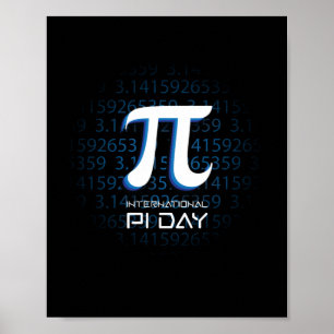 3.14 Pi Number Symbol Math Science Poster