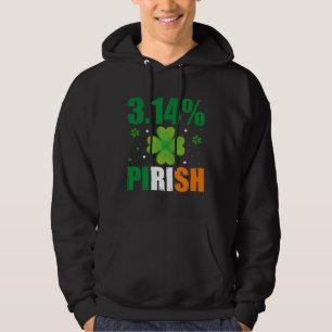 3 14 Pirish St Patrick s Math Geek Irish Math Tea Hoodie