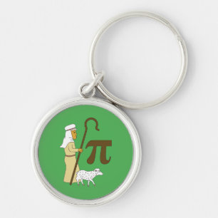 3.14 Shepherd's Pie Pi Pun Funny Math Joke Key Ring