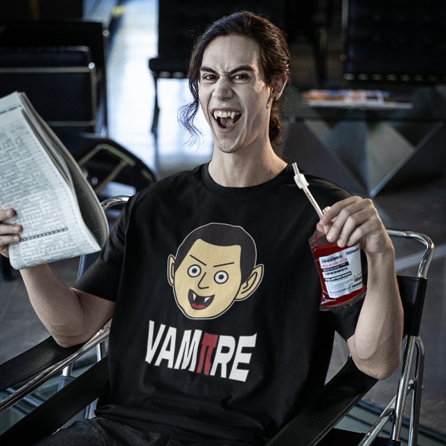 3.14 Vampire Pi Pun Funny Math Joke T-Shirt (Creator Uploaded)