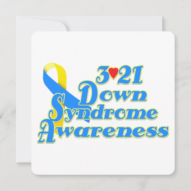 3-21 World Down Syndrome Day Invitation (Front)