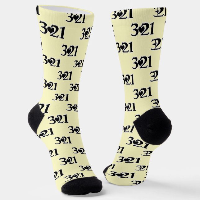 3-21 World Down Syndrome Day Socks (Angled)