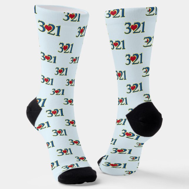 3-21 World Down Syndrome Day Socks (Angled)