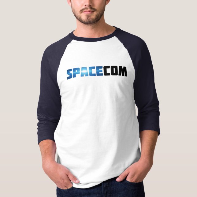 3/4 Sleeve Raglan SpaceCom T-Shirt (Front)