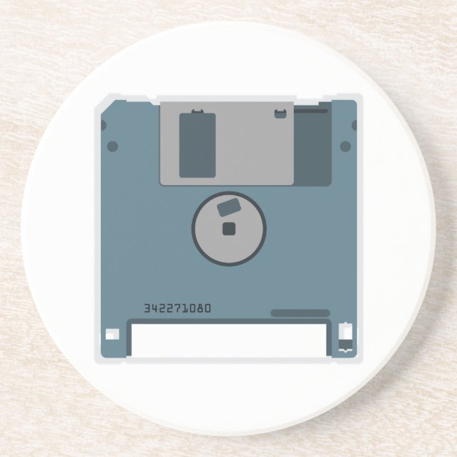 3.5 Floppy Disc Coaster (back of disc) (Front)