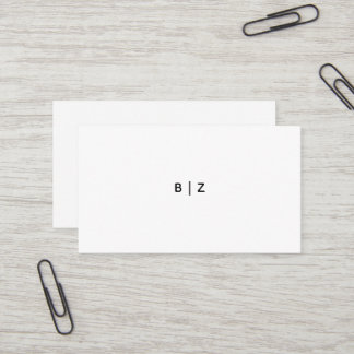 3.5" x 2.0" Business Card