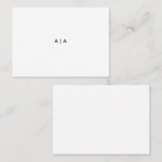 3.5" x 2.5" Business Card