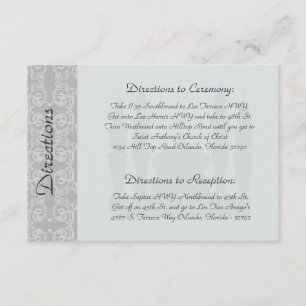 3.5 x 5 Direction Card Soft Blue Islamic Ramadan B