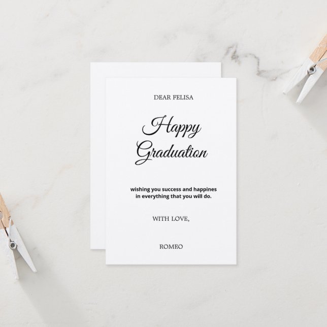 3.5" x 5" Flat Greeting Card (Front/Back In Situ)