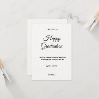 3.5" x 5" Flat Greeting Card