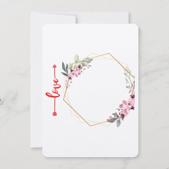 3.5" x 5" Flat Save The Date Card (Back)