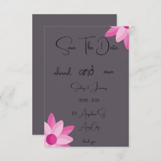 3.5" x 5" Response Card - Customisable RSVP Cards 