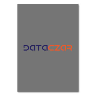 3.5" x 5" table number