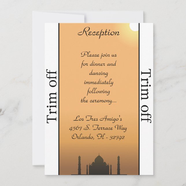 3.5 x 7 Reception [[156696321167055]][ Invitation (Front)