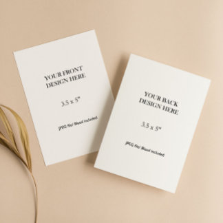 3.5x5" Double Sided Card Printing