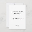 3.5x5" Portrait/ Vertical Double-sided Card Print