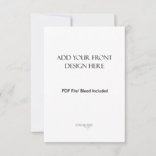 3.5x5" Portrait/ Vertical Double-sided Card Print