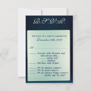 3.5x5 R.S.V.P. Card Teenage Frosted Glass Mirror