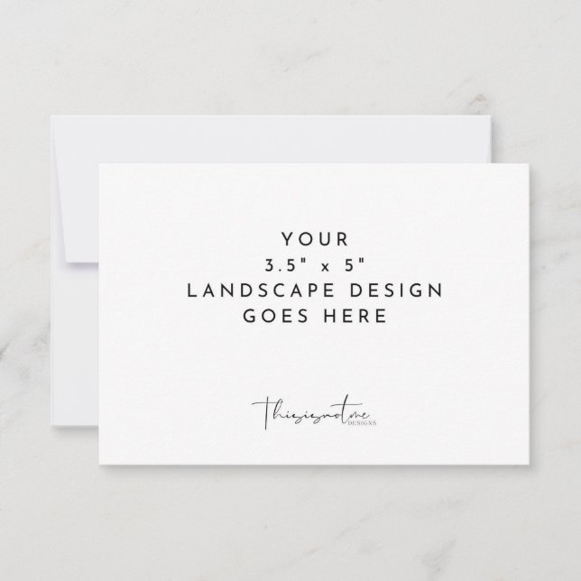 3.5x5" RSVP Enclosure Card Printing Template (Front)