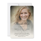 3.5x5 Thank You Custom Funeral Photo Sympathy