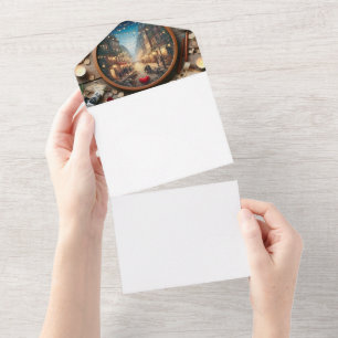 3.5x5 Wedding Envelopes   Elegant Addressing All In One Invitation