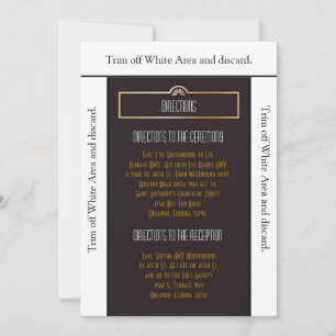 3.5x6 Directions Card Gatsby Theme