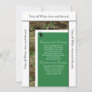 3.5x6 Directions Card Green Deer and Camo