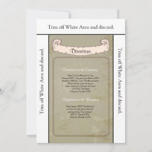3.5x6 Directions Card Vintage Vinyard