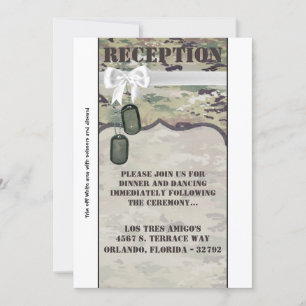 3.5x7 Reception Card Army Air Force OCP Camo Unif