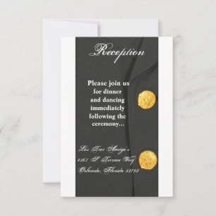 3.5x7 Reception Card ARMY DRESS GREENS UNIFORM
