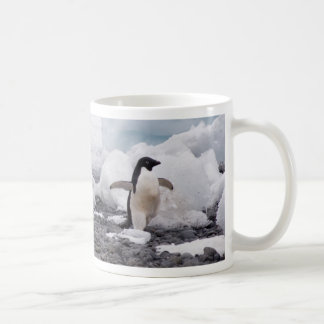 3 Adele Penguins Running Coffee Mug