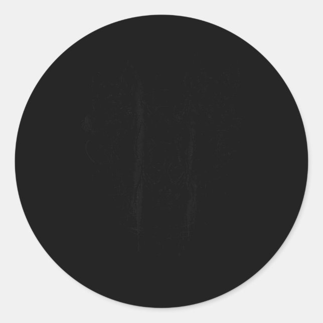 3 Angry Dogs Pupes Nge Alt Creepy Goth Horror  Classic Round Sticker (Front)