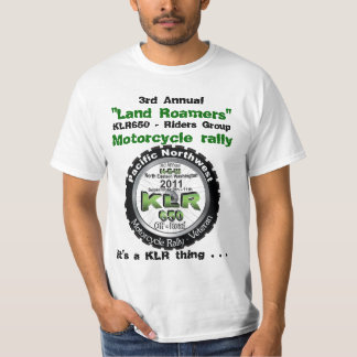 3 annual 2011 logo Front only Klr Thing T-Shirt
