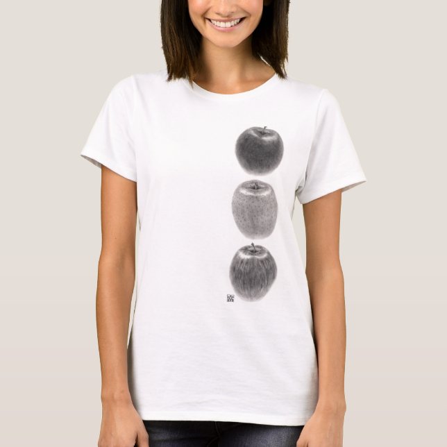 3 apples vertical T-Shirt (Front)