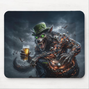 3 Arm Irish Werewolf Mouse Pad