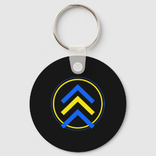 3 Arrow Logo Down Syndrome Key Ring