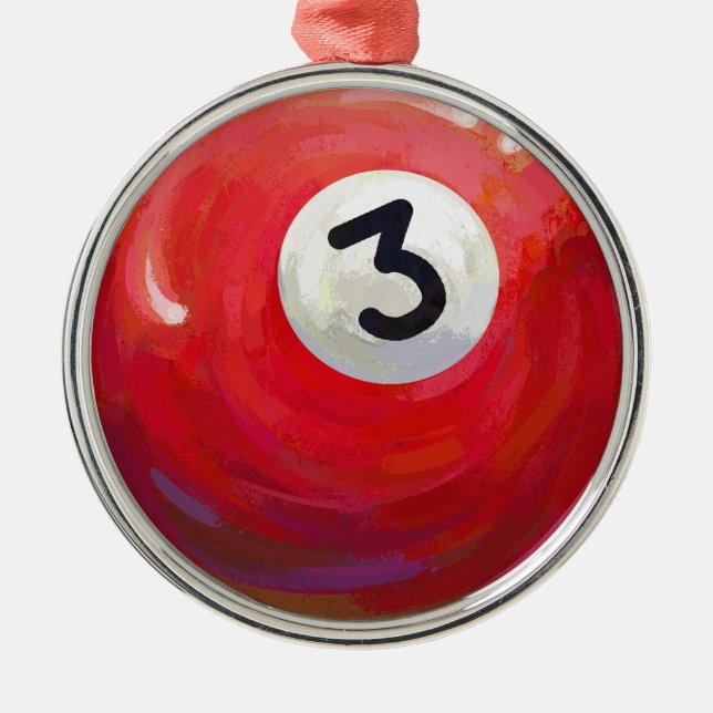 3 Ball Metal Ornament (Front)