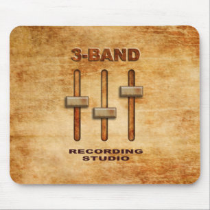 3-band equalizer (grunge version) mouse pad