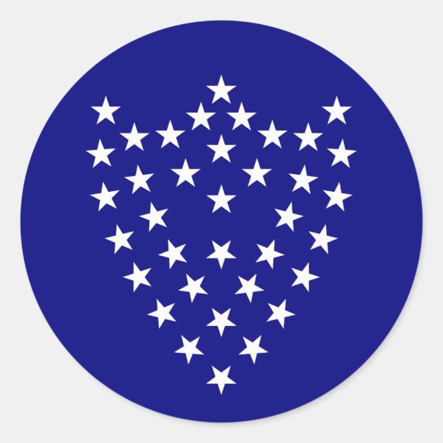 3" Battle Flag sticker (Front)