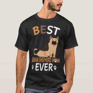 3 Best German Shepherd Mum Ever T-Shirt