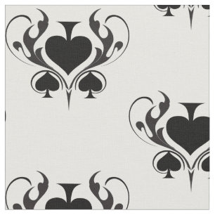 3 Black Spades Tribal Thunder_Cove Fabric