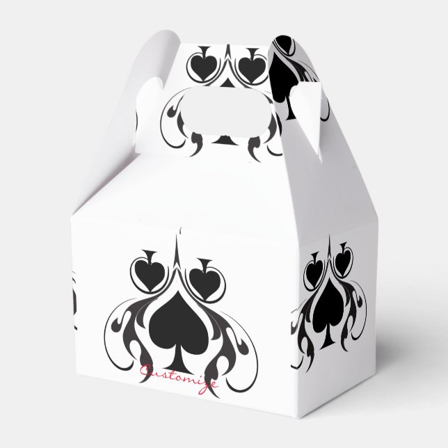 3 Black Spades Tribal Thunder_Cove  Favour Box (Front Side)