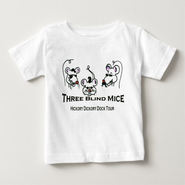 3 Blind Mice Baby T-Shirt (Front)