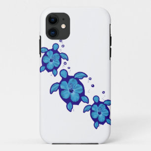3 Blue Honu Turtles iPhone 11 Case