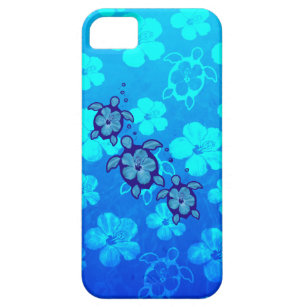 3 Blue Honu Turtles Case For The iPhone 5