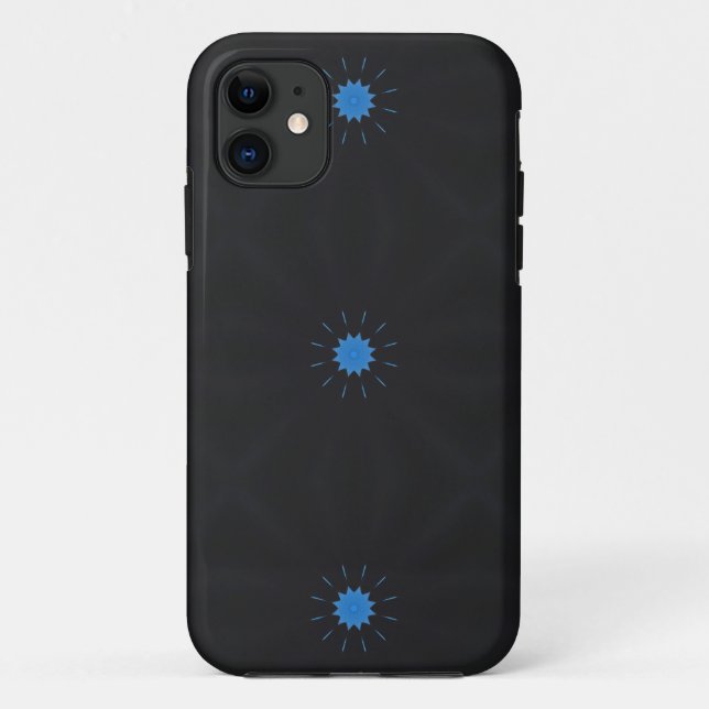 3 blue stars case (Back)