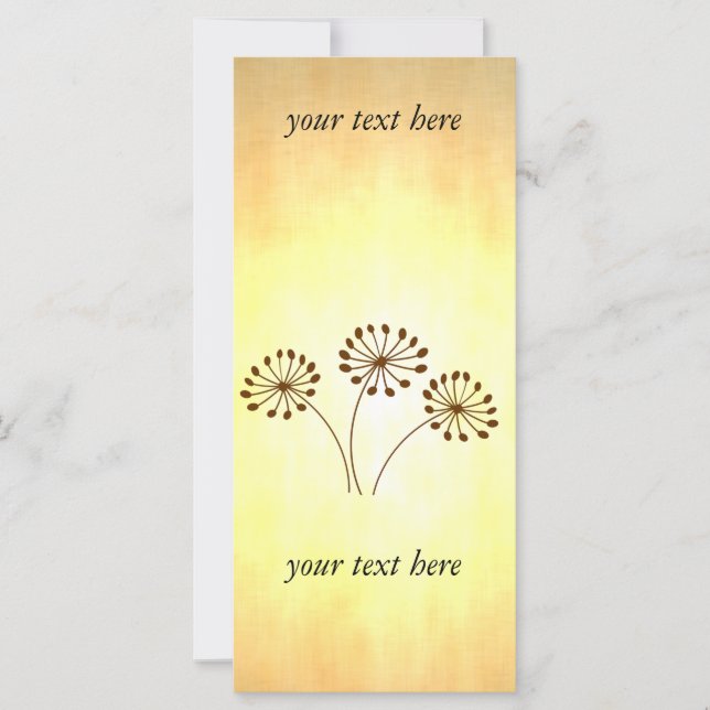 3 Brown Flowers (Front)