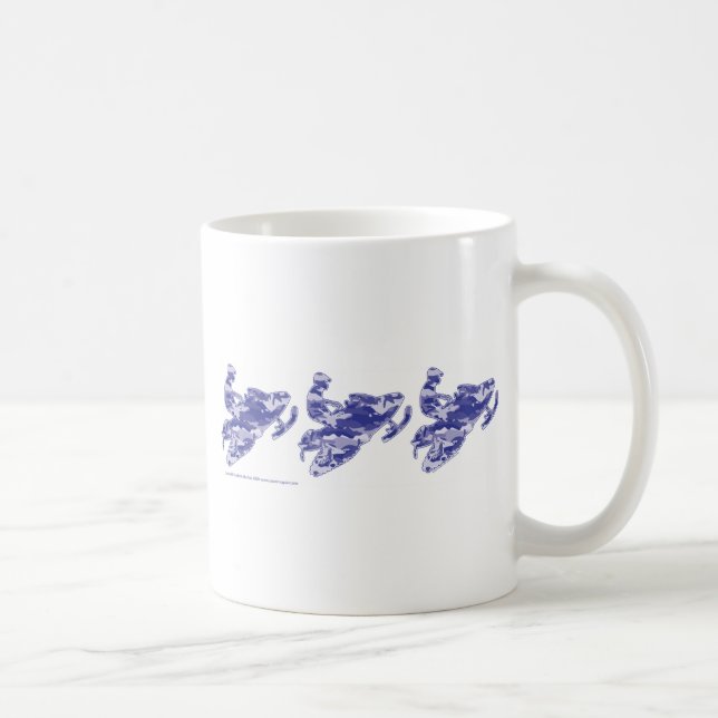 3-Camo-BLUE-Sledders Coffee Mug (Right)
